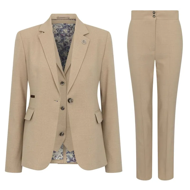 Classic Suit 3 Piece Prince Of Wales Check - TruClothing