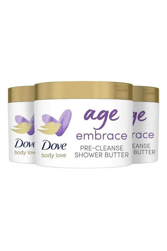 Body Love Age Embrace Pre-Cleanse Shower Butter Peptide Serum, 3pk