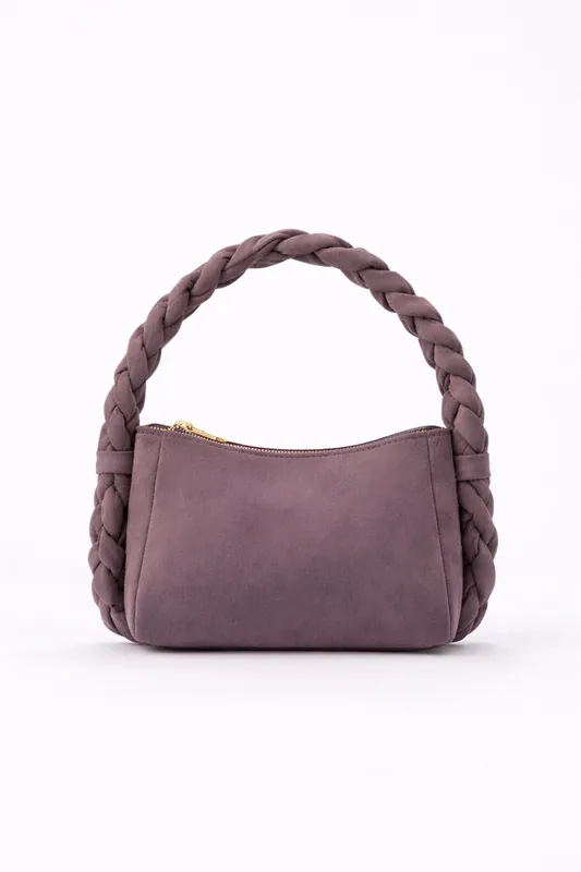 Braided Handle Shoulder Bag - Belissh