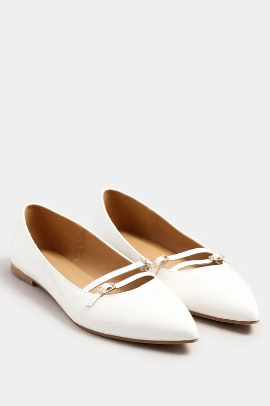Pointed Buckle Flats - Long Tall Sally