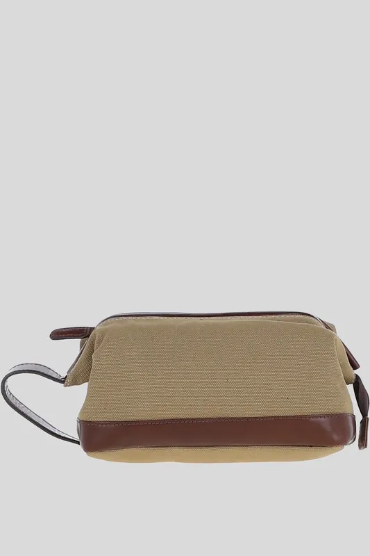 'Lou' Real Leather Wash Bag - Ashwood Leather