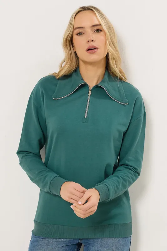 Tall Quarter Zip Sweatshirt - Long Tall Sally