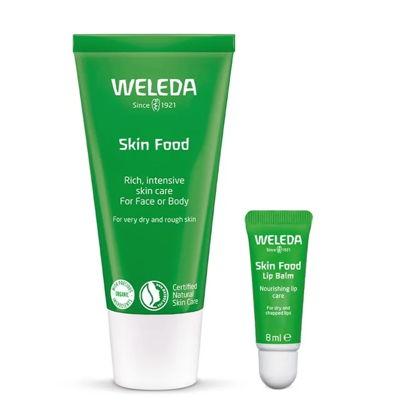 Skin Food Cream Lip Balm Duo - Weleda