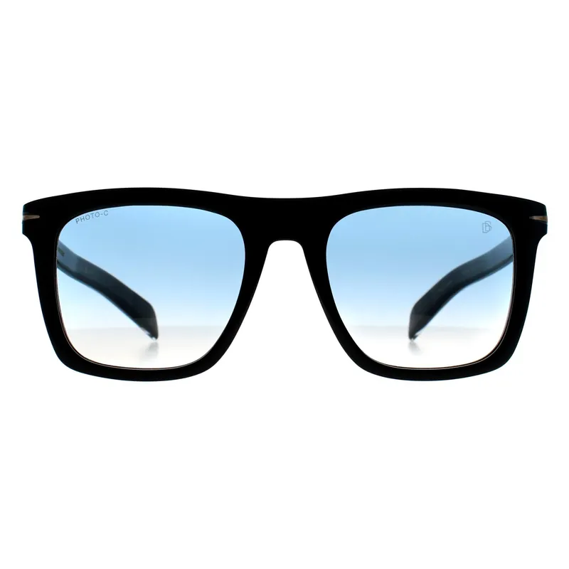 Square Black Blue Gradient DB 7000/S Bold - David Beckham