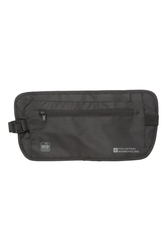 Comfortable Running Adjustable RFID Security Waist Belt - Mountain Warehouse