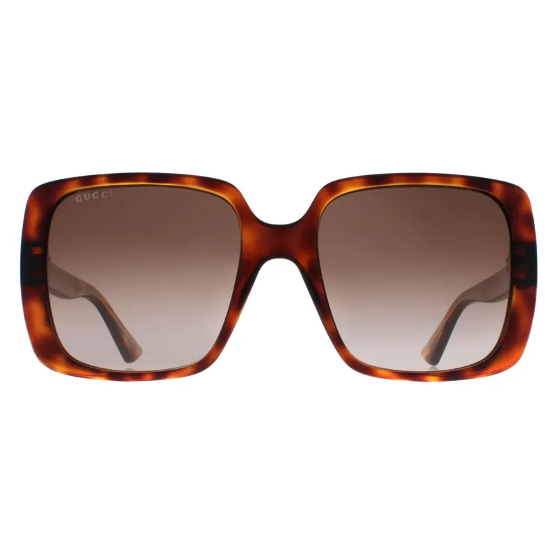 Square Dark Havana Brown Gradient GG0632S - Gucci
