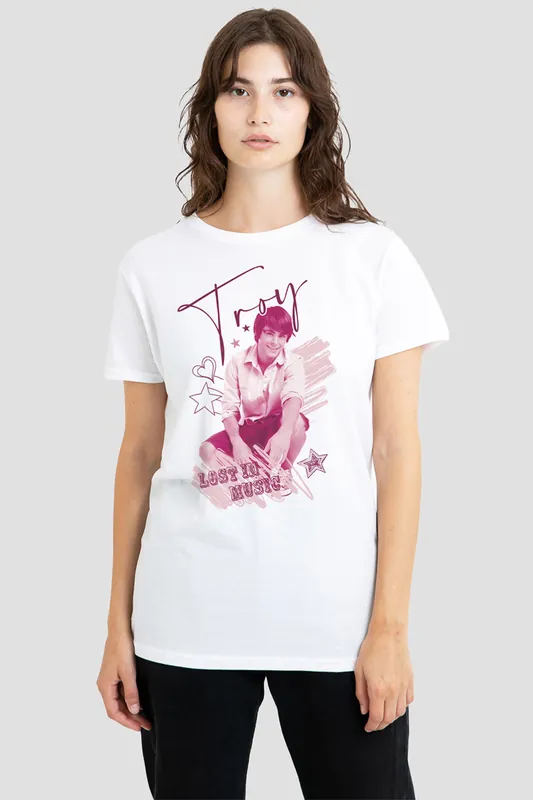 High School Musical Troy T-Shirt, White