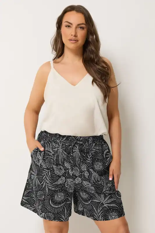 Summer Print Crinkle Shorts - Yours