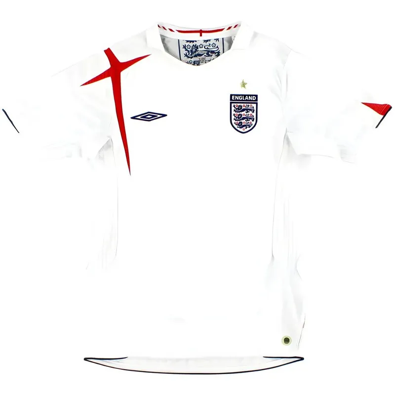 Preloved Mens 2005 2007 Home Shirt XL Very Good - England
