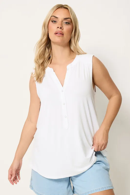 Notch Neck Vest Top - Yours