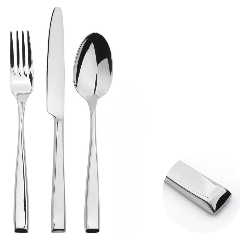 Cutlery Sets Stainless Steel 18/8 Catering Taper 12pc Set - Glim & Glam