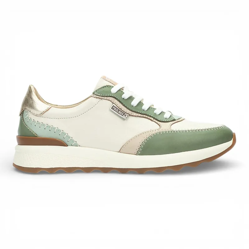 Pikolinos Leather Lace Up Sneaker Trainers Shoes - Arrecife
