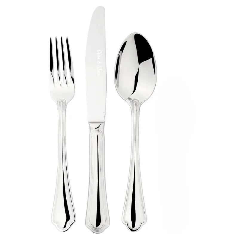 Cutlery Sets Stainless Steel 18/8 12pc Set Catering Alhambra - Glim & Glam