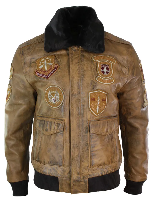 Aviator Pilot Bomber Jacket - TruClothing