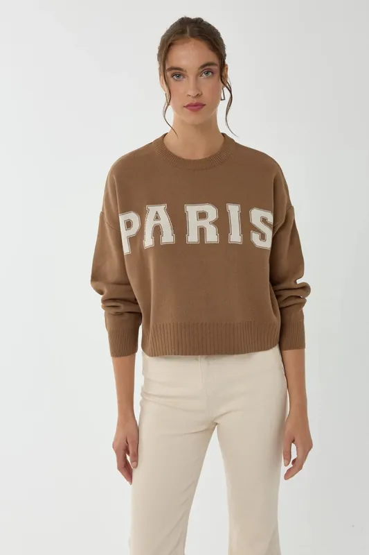 Relaxed Fit Crew Neck Sweater - Hiccup