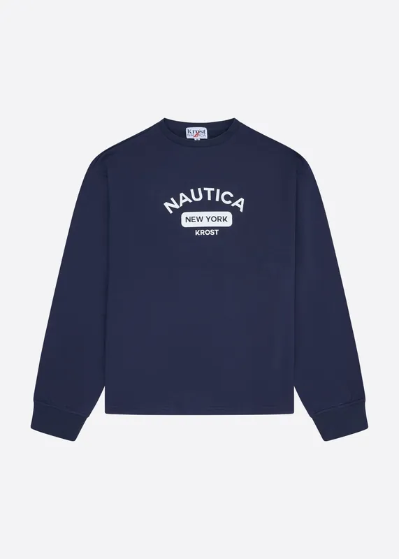 Krost x Nautica Logo Crewneck Sweatshirt