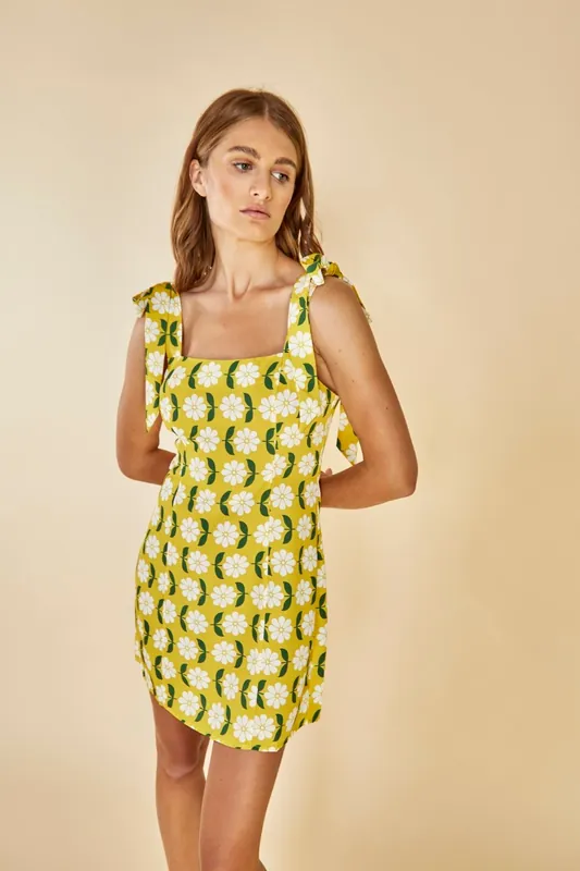 Tie Strap Mini Dress - Shnoo