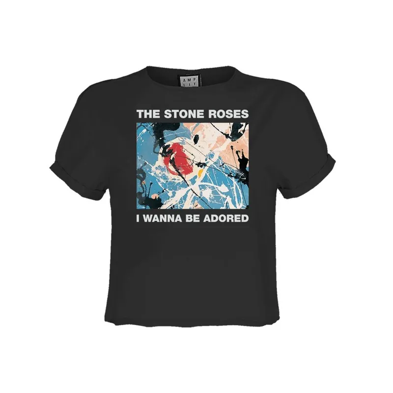 I Wanna Be Adored The Stone Roses Crop T-Shirt