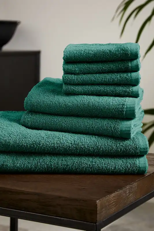 'Quick Dry Cotton' 8 Piece Towel Set - Catherine Lansfield