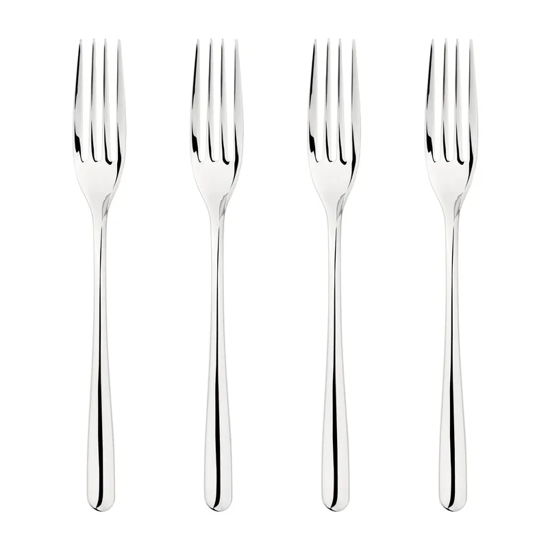 Cutlery 18/8 Stainless Steel Dinner Fork 4pc Set Sphere - Glim & Glam