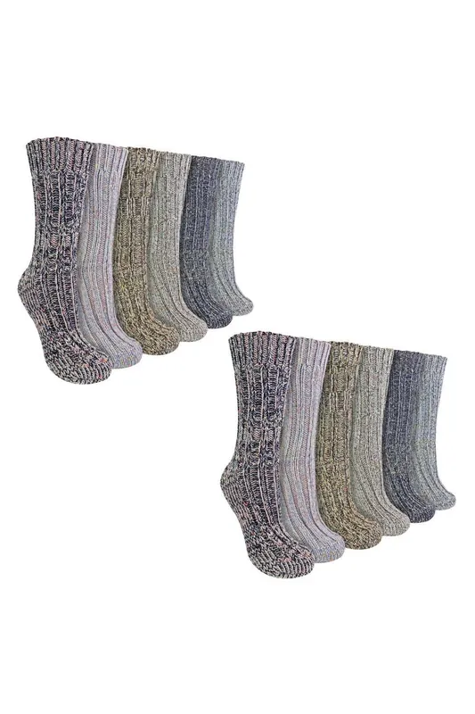 12 Pack Alpaca Boot Socks - Sock Snob