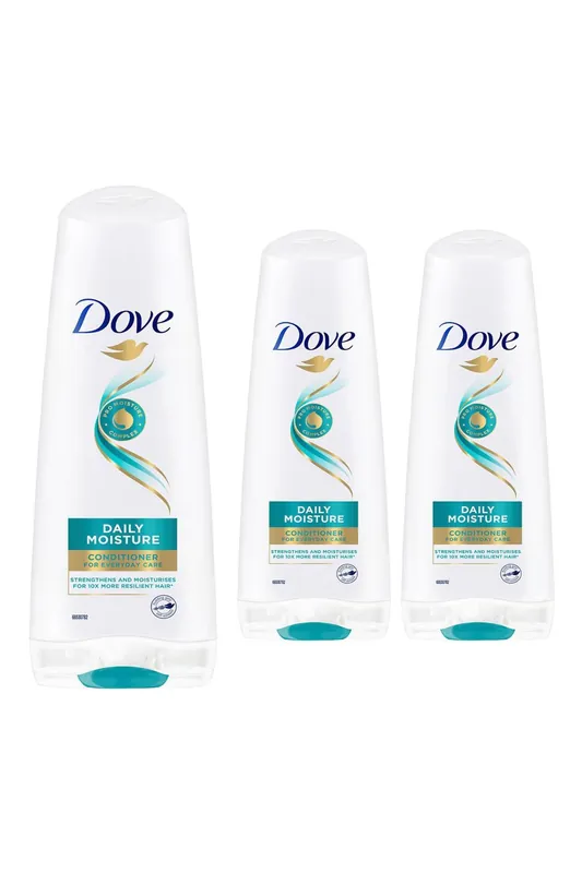 Daily Moisture 'Conditioner' Everyday Care for Damaged Hair 350ml, 3pk - Dove