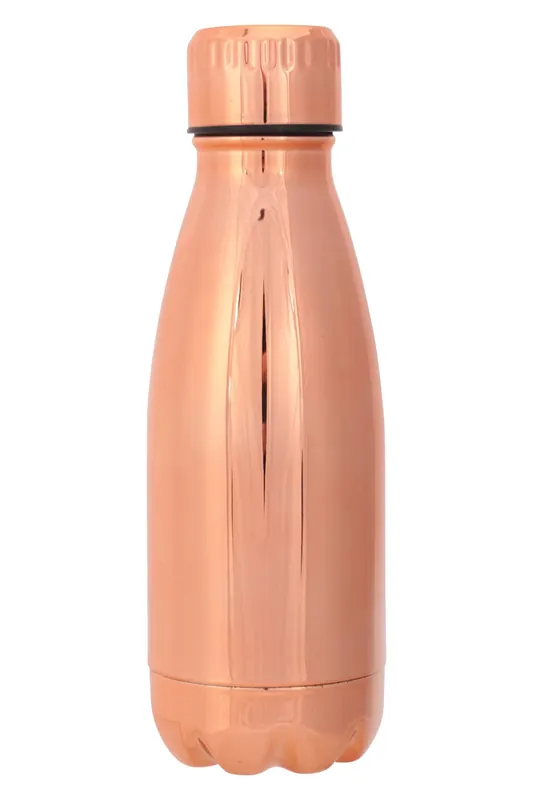 Lightweight Leakproof Hot Cold Double-Wall 260ml Metallic Water Bottle