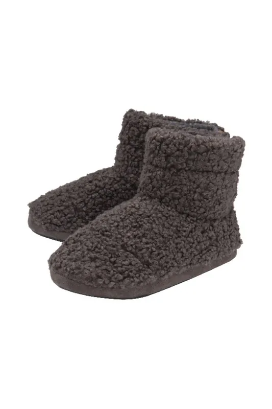 Furry Sherpa Memory Foam Slipper Boots - Dunlop