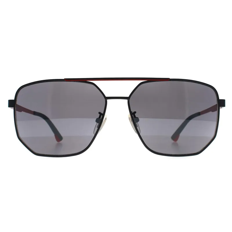 Aviator Semi Matte Grey Smoke Mirror SPLB36 Synth 1 - Police