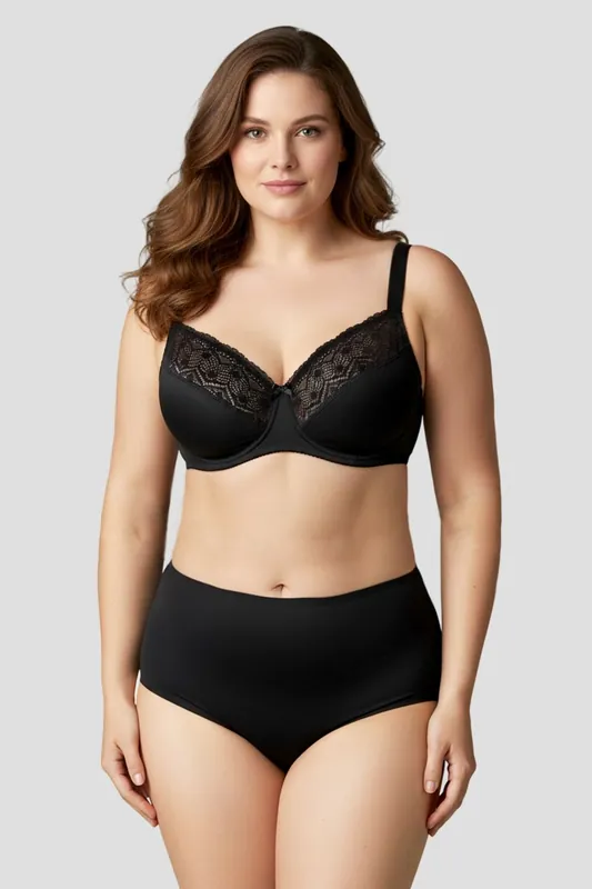 Lace Trim Underwire Bra Underwear - MODISHION