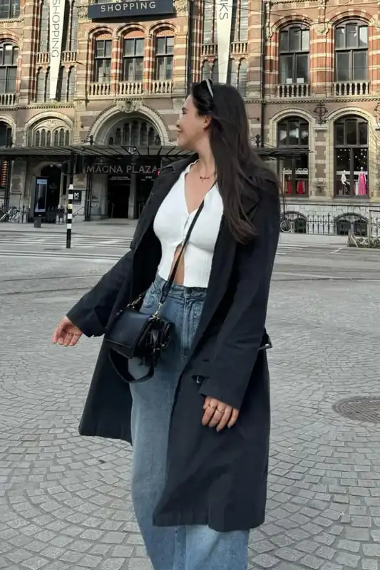 Solid V Neck Cropped Cardigan - Hiccup