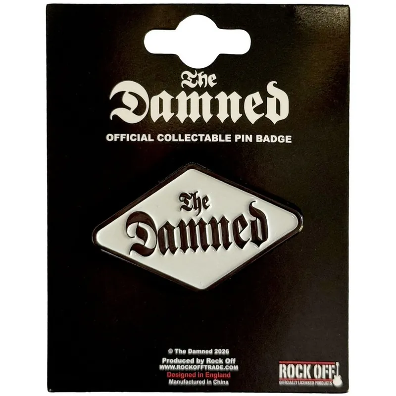 Pin Gothic Logo Badge - The Damned