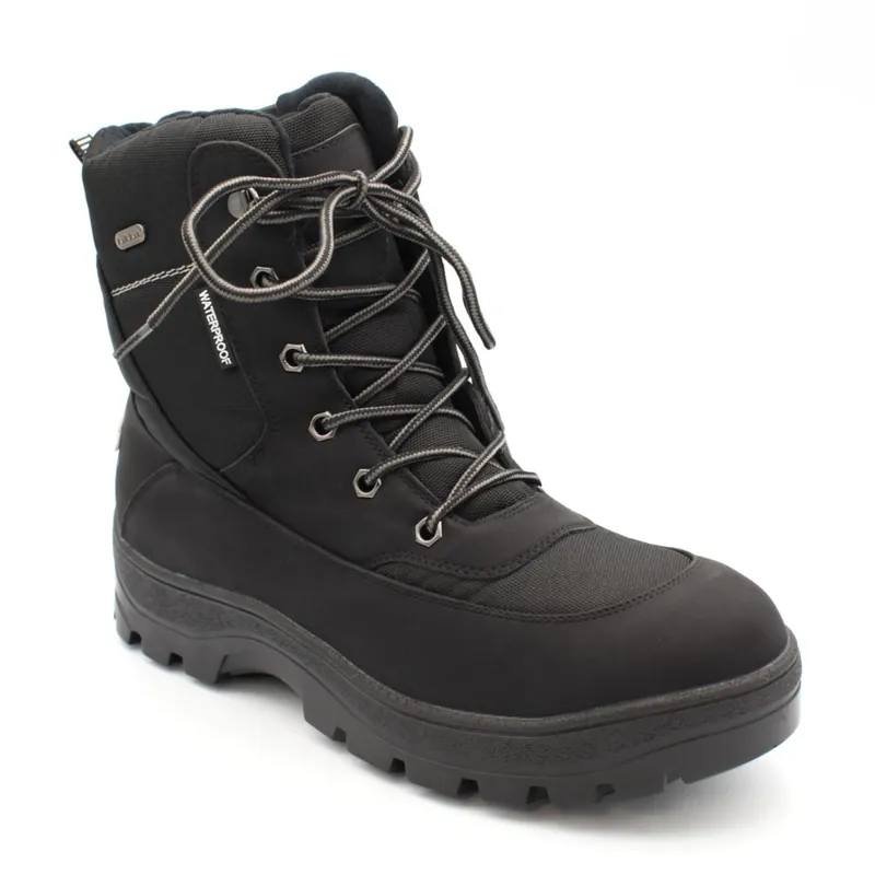 Keele' Men's Insulated Waterproof Winter Boots with Ice Grips - Mammal