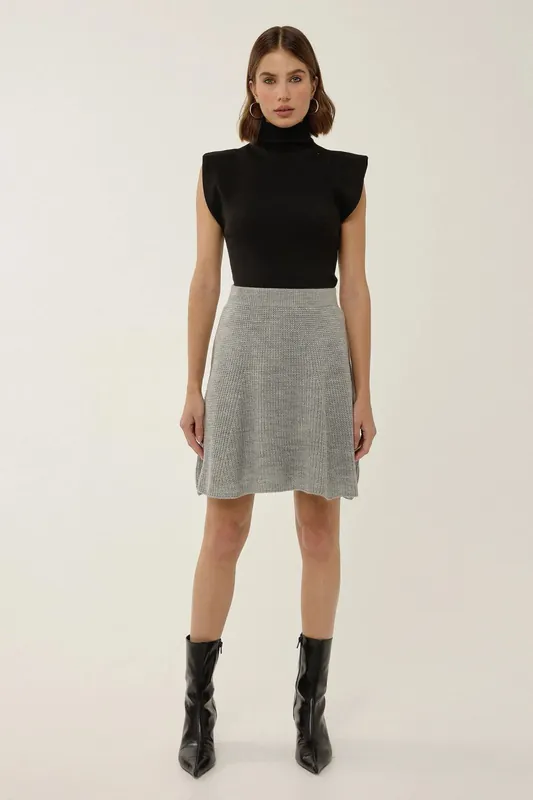 Knit Mini Skirt - Hiccup