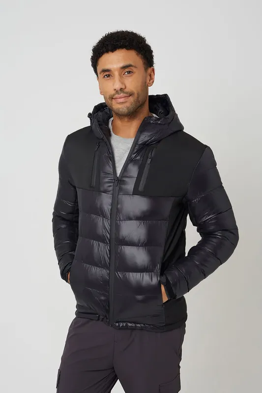 Hooded Quilted Jacket - Brave Soul