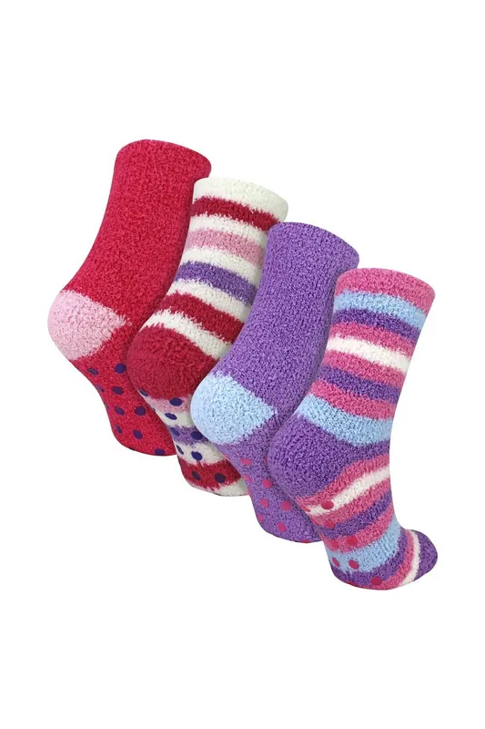 4 Pack Bed Socks - Warm Soft Cosy Winter Everyday Comfort
