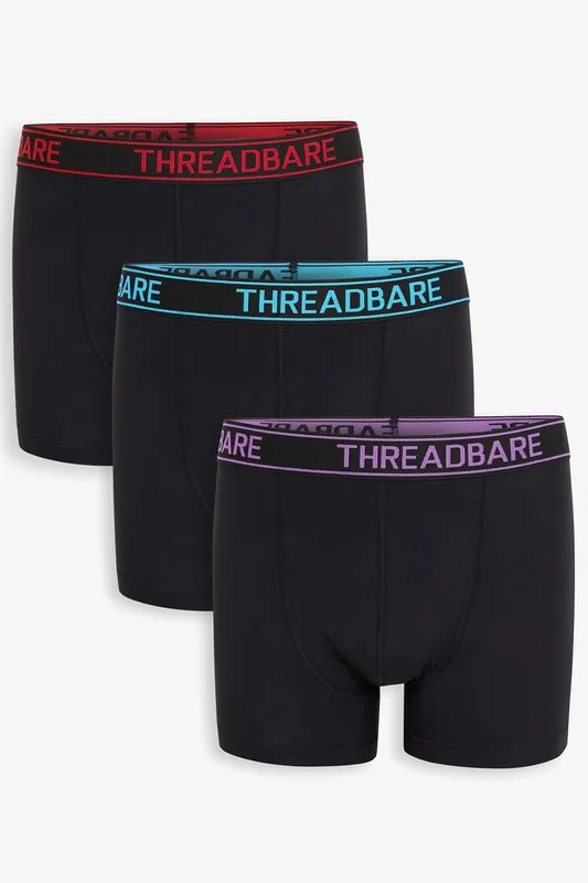 3-Pack Hipster Fit Boxer Shorts