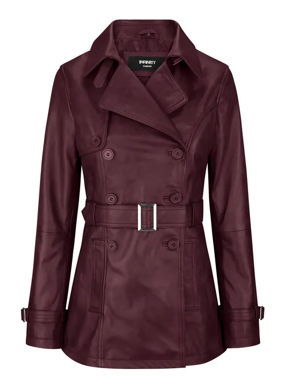 Short Biker Leather Jacket - TruClothing