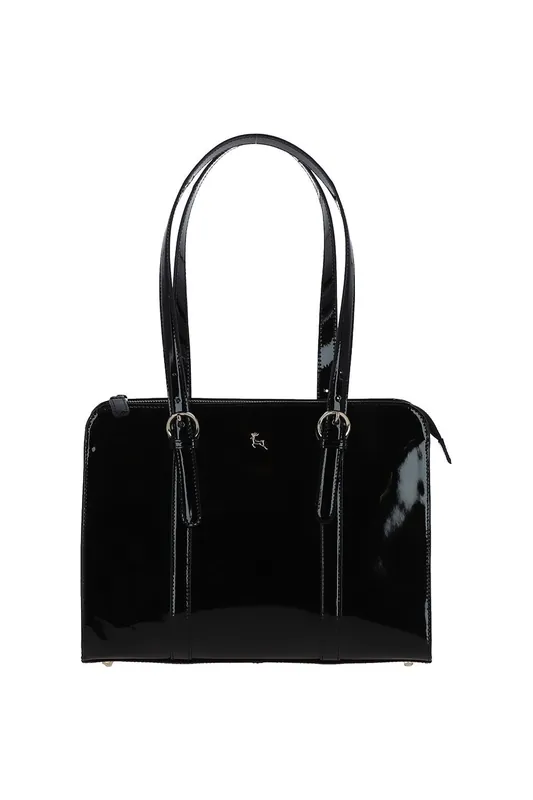 'Alonza' Zip Top Leather Handbag - Ashwood Leather