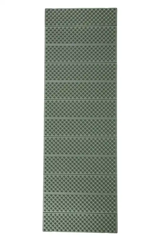 Lightweight Compact Portable Rectangle Folding Sleeping Camping Mat - Mountain Warehouse