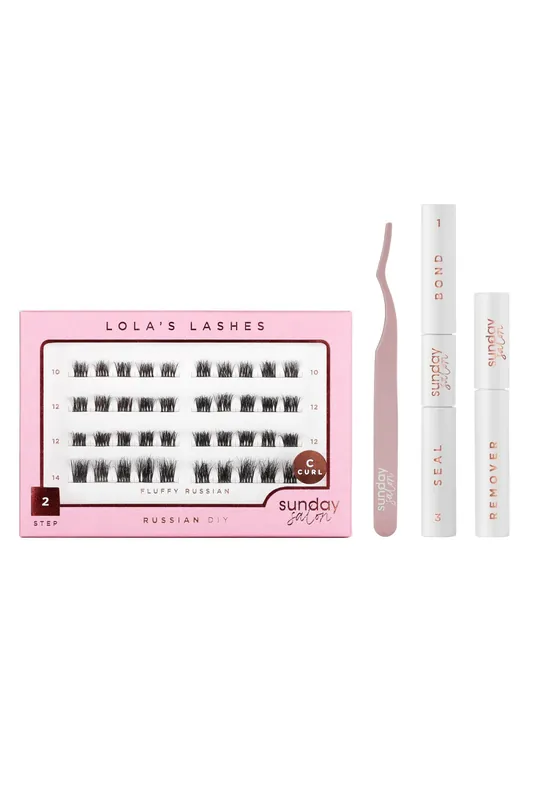 Lola's Lashes "Fluffy Russian" DIY Lash Extensions Starter Set