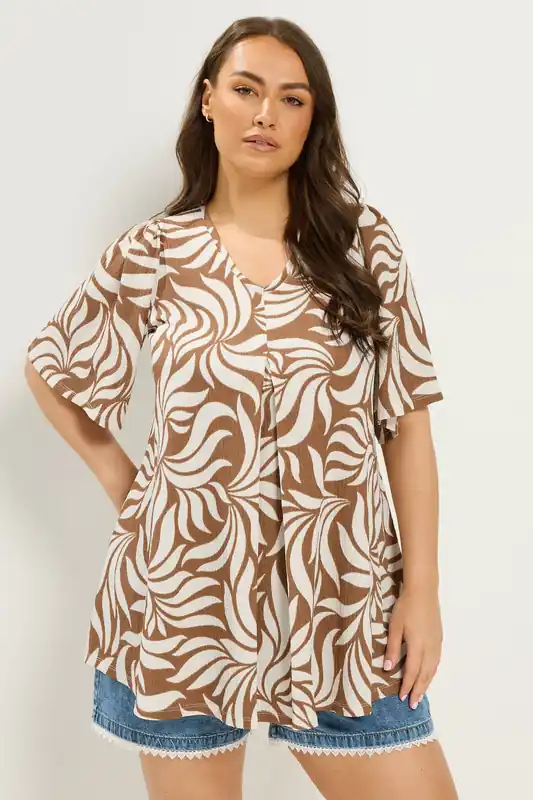 Pleat Front T-Shirt