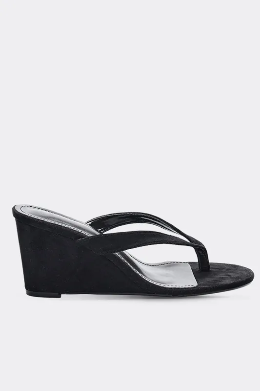 Thong Faux Suede Shoes - EGO