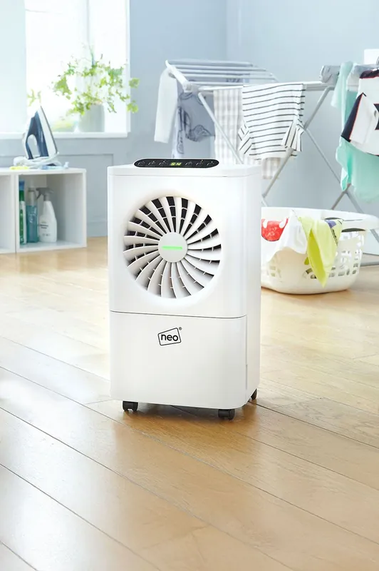 12L / Day Dehumidifier LED Digital Display Humidity Indicator Sleep Mode 24H Timer 3L Water Tank Continuous Drainage Home Bedroom Drying Clothes - Neo