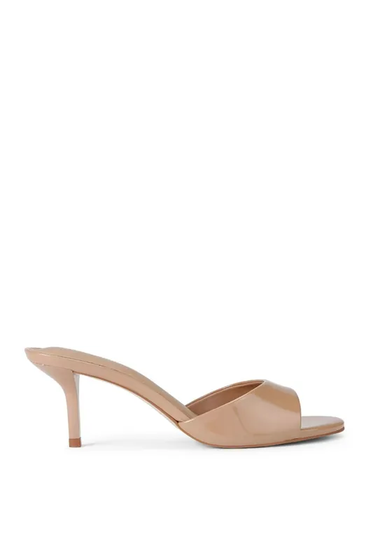 Kendrix Camel' Patent Leather Heels - STEVE MADDEN