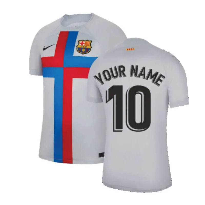 Mens 2022 2023 Third Shirt Your Name - FC Barcelona