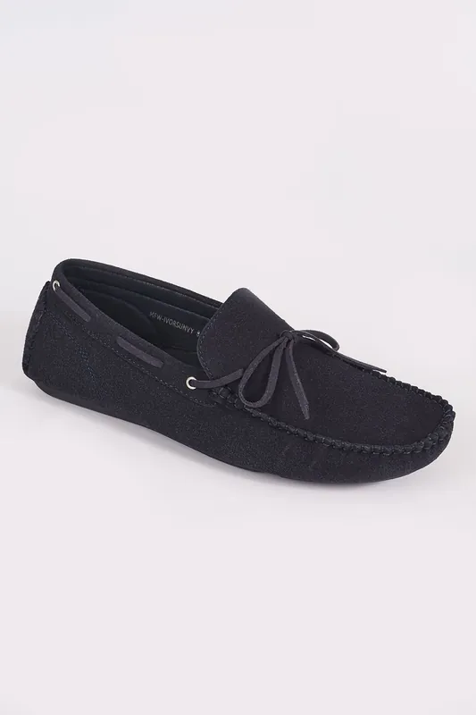 Faux Suede Loafer Shoes - Brave Soul