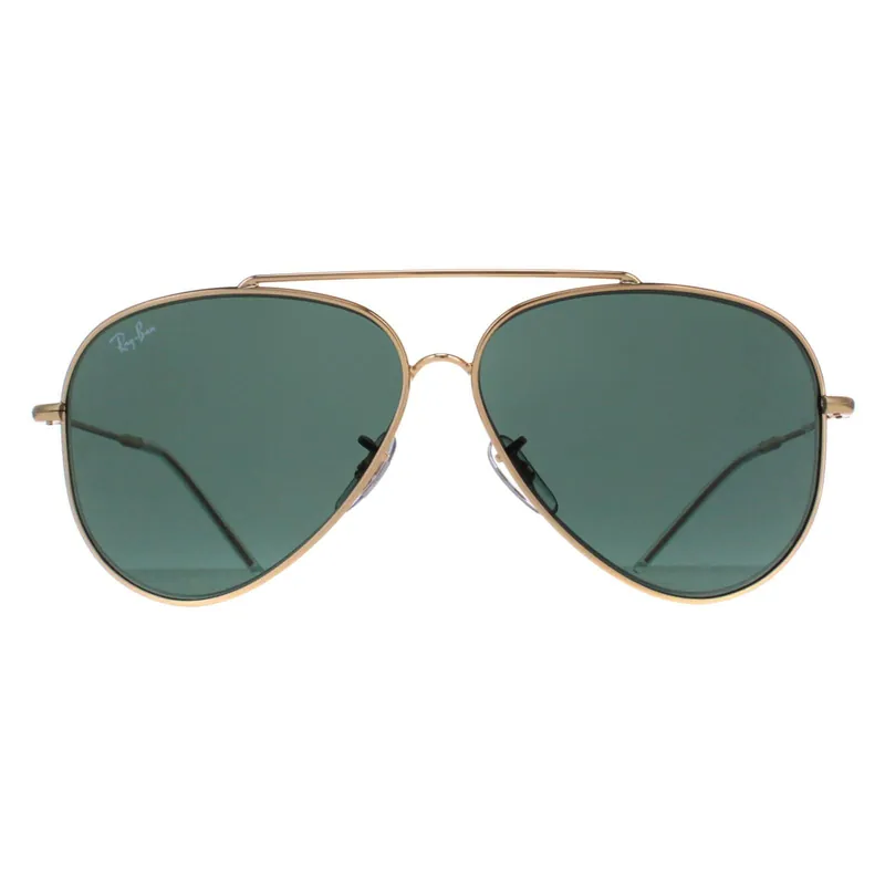 Aviator Gold Green RB0101S Aviator Reverse - Ray-Ban