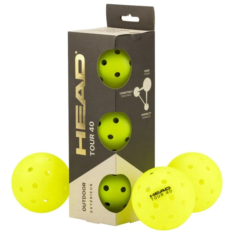 Tour 40 Pickleball Balls (Pack of 3) - Head