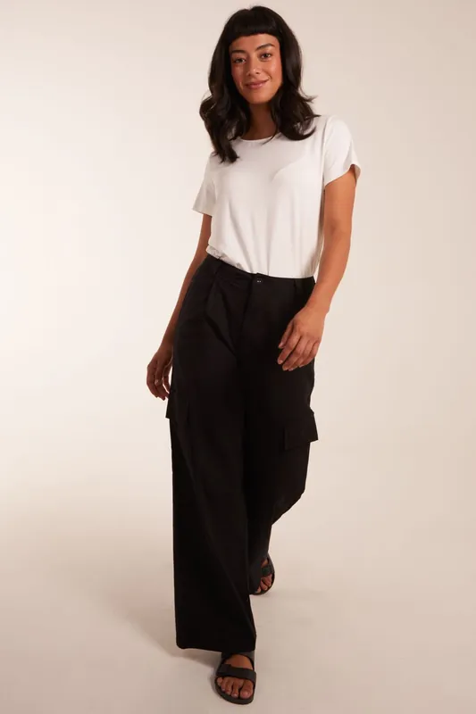 Trousers With Side Pocket - Blue Vanilla